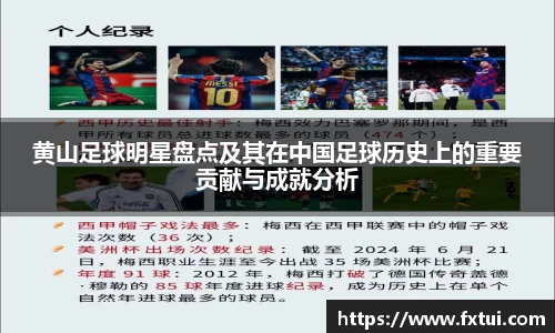 黄山足球明星盘点及其在中国足球历史上的重要贡献与成就分析